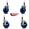 Service Caster 5'' Solid Poly Wheel Swivel 3/4'' Expanding Stem Caster Set 2 Brakes, 4PK SCC-EX20S514-SPUS-2-TLB-2-34 - alternate 3